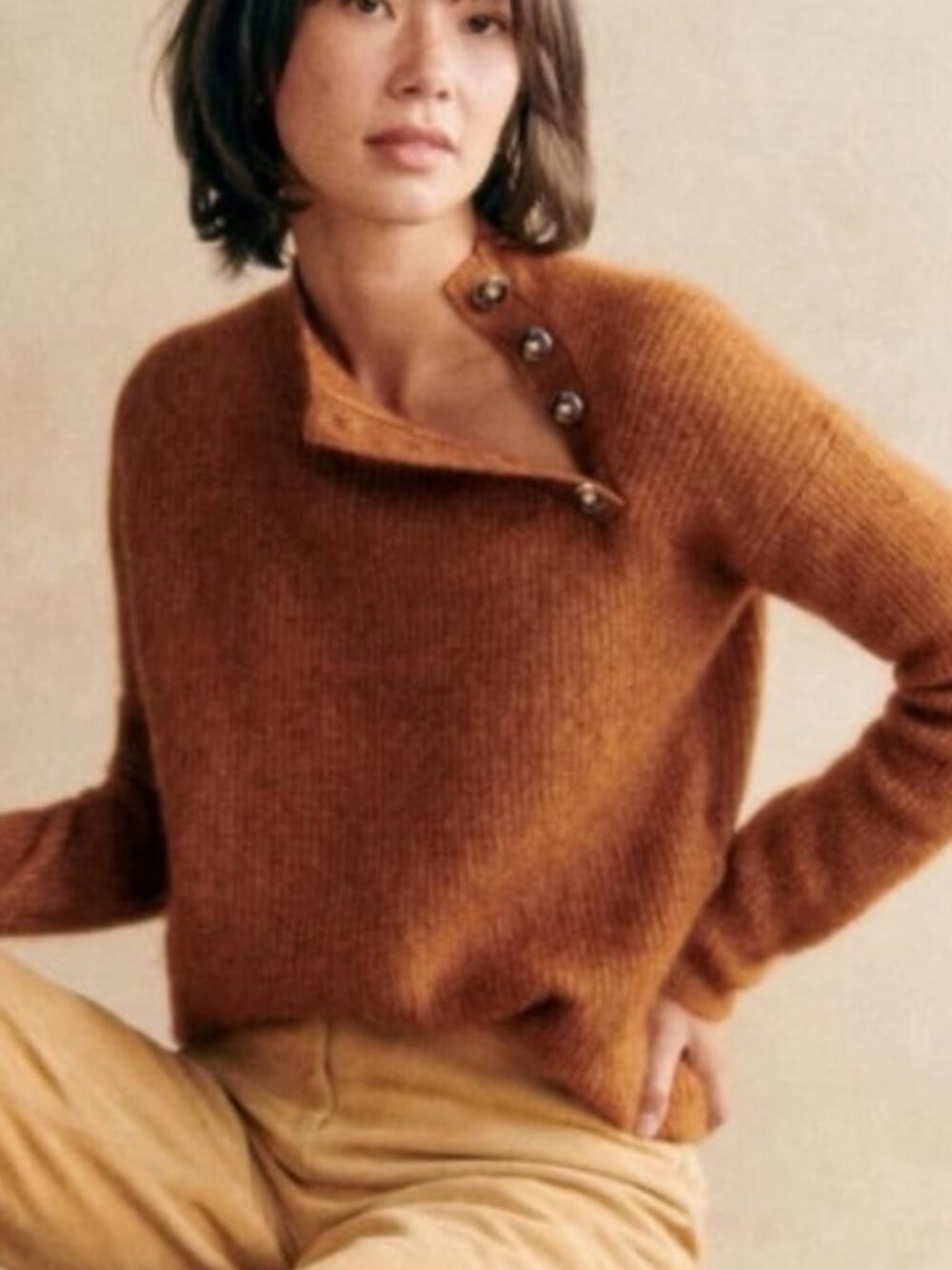 Sezane Rudy Jumper Squirel XS